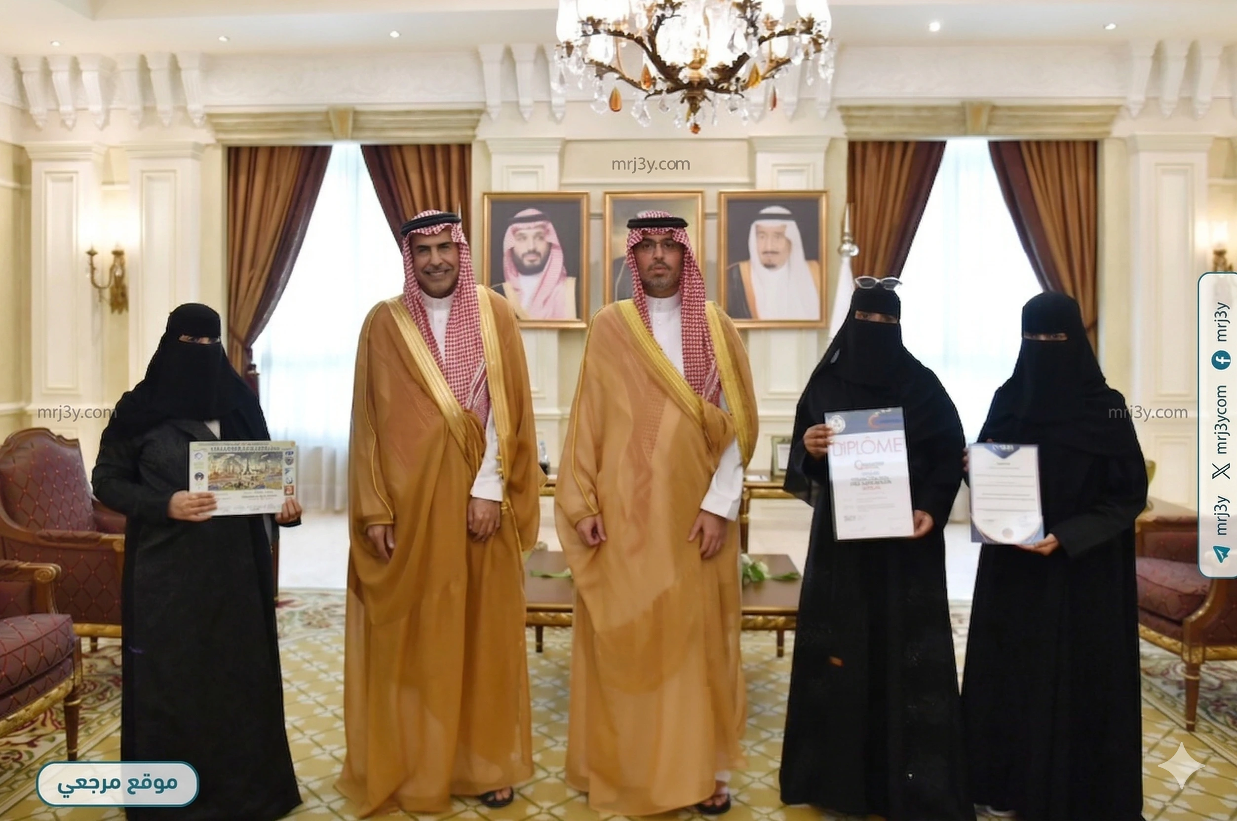 محافظ جدة يستقبل متدربين فازوا بجنيف