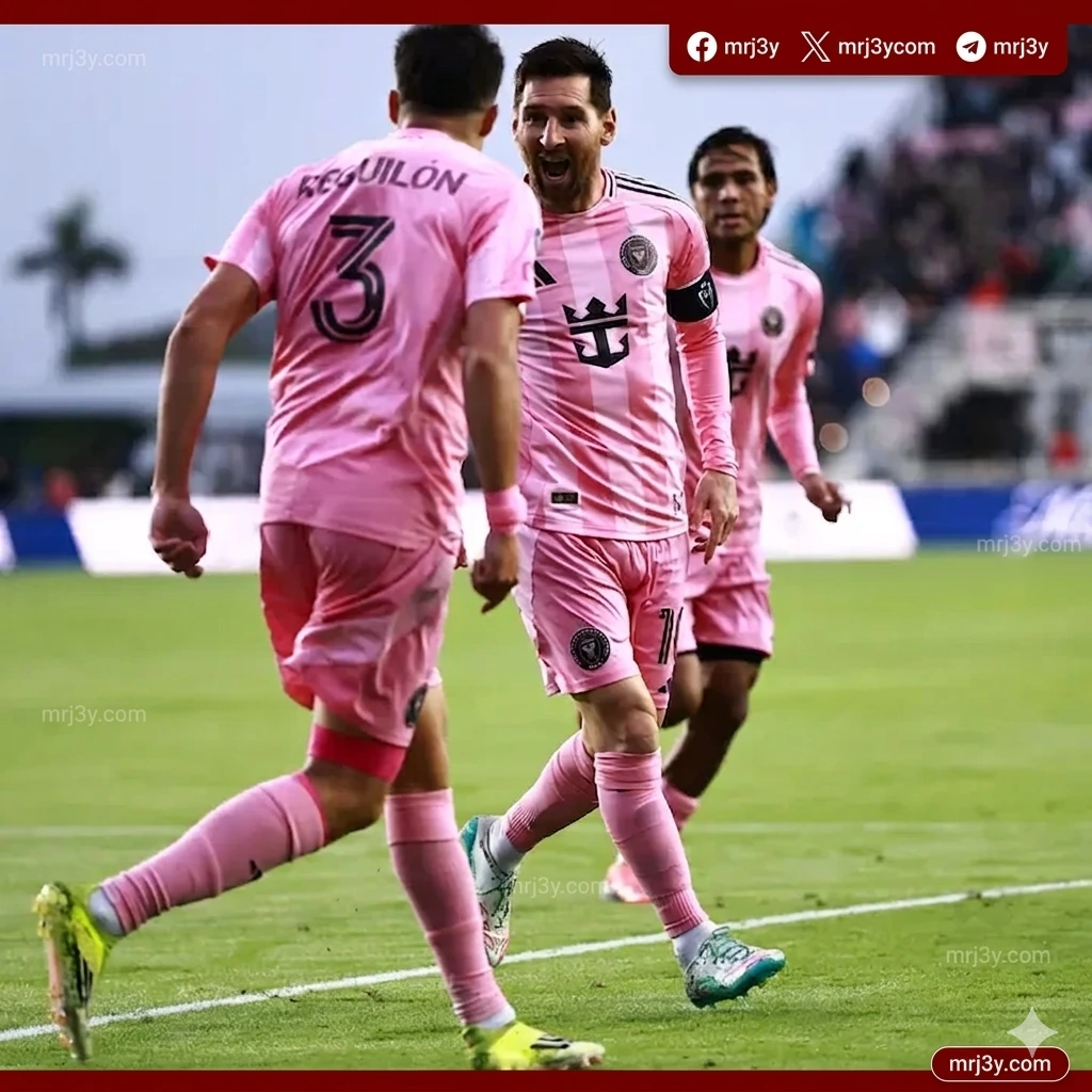 ميسي يفتتح سجل الأهداف في ملعب إنتر ميامي الجديد بتعادل مثير