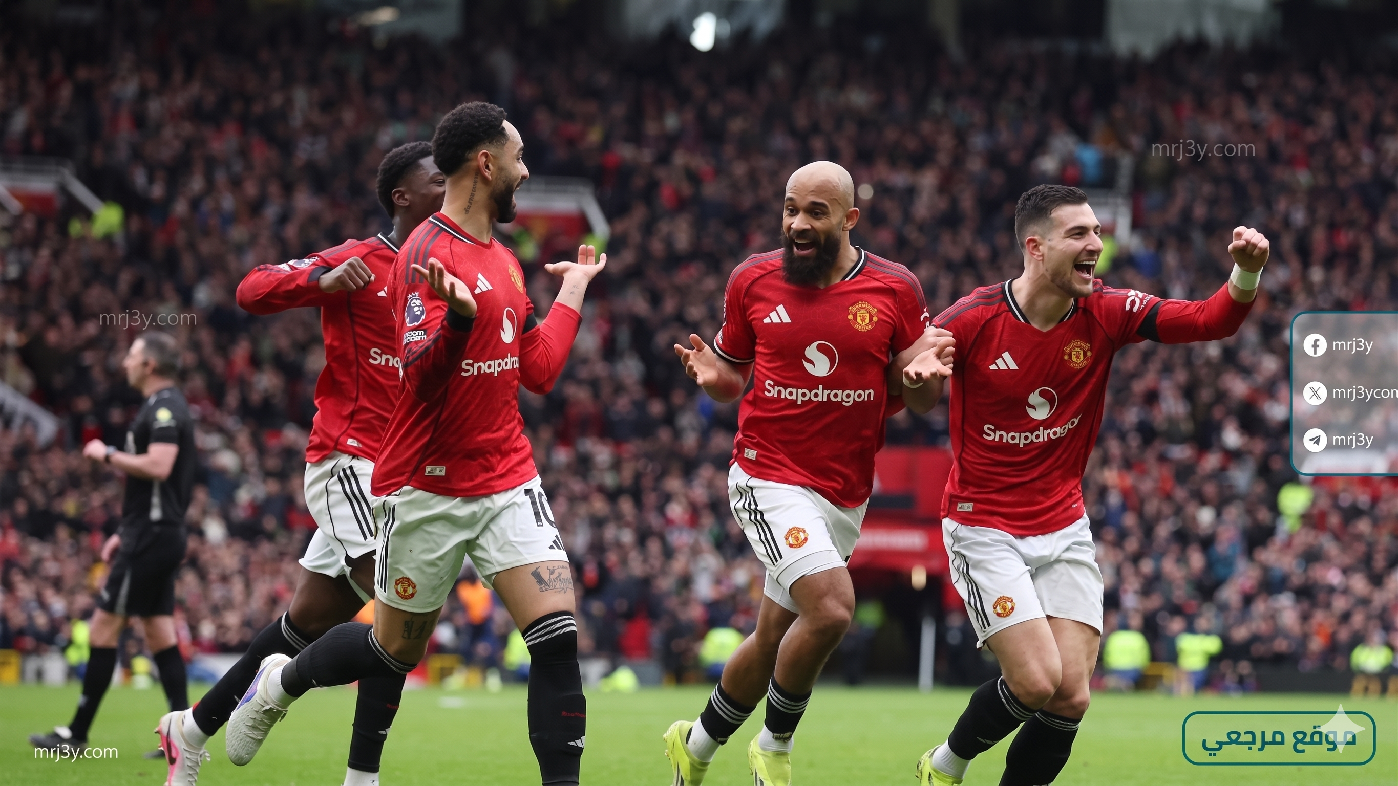 مانشستر يونايتد يهزم ليفربول ويتأهل لدوري الأبطال بثلاثية مثيرة