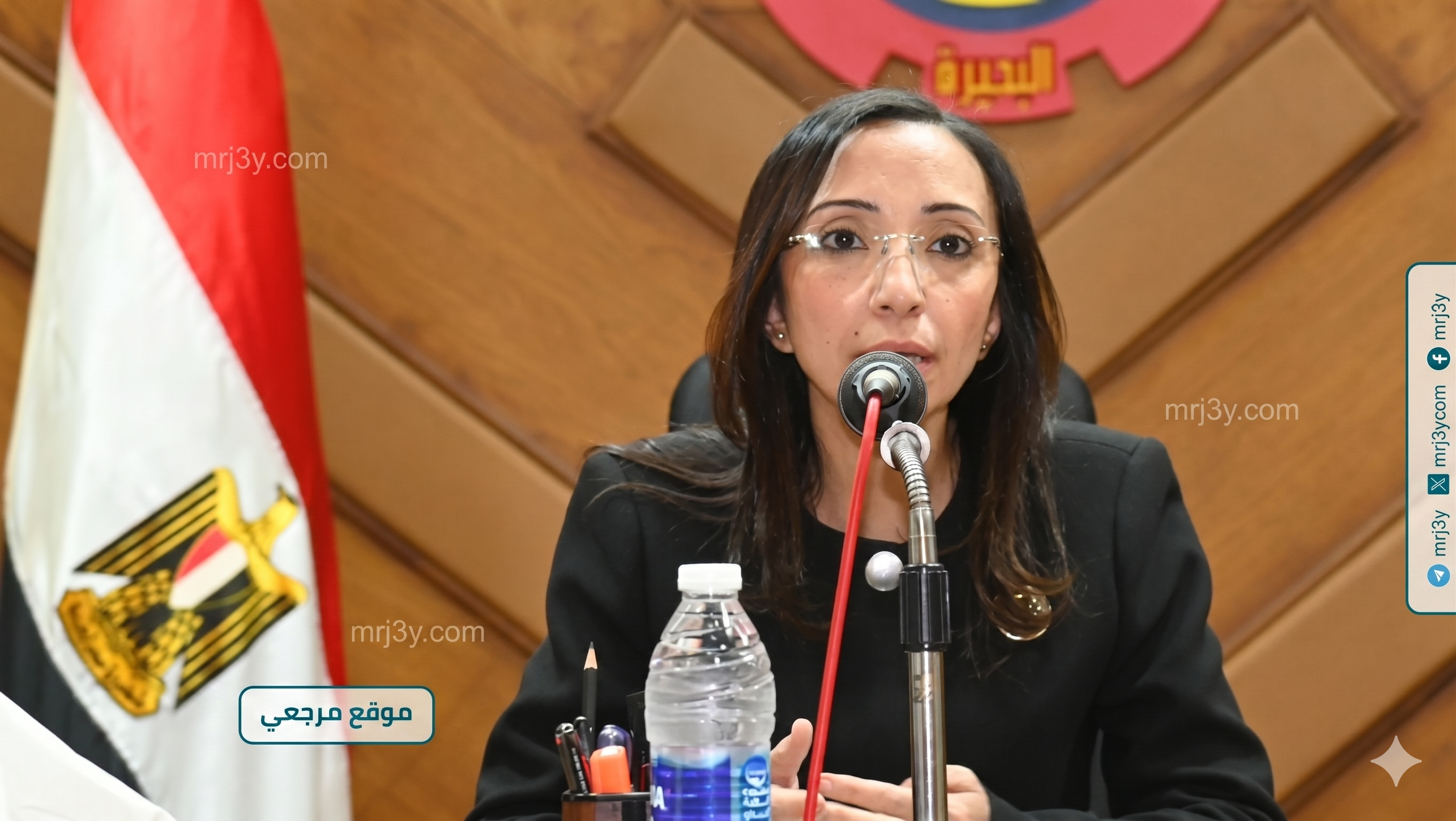 الدكتورة جاكلين عازر، محافظ البحيرة،