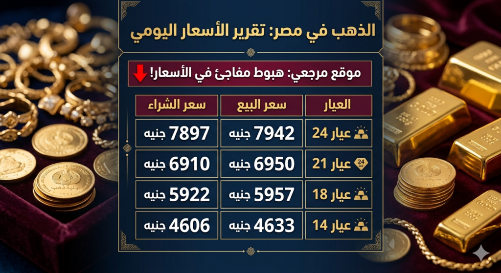 تراجع 15 للجرام.. سعر الذهب اليوم في مصر يتراجع والجنيه الذهب يفقد جزءا من مكاسبه