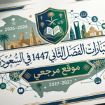 اختبارات الفصل الثاني 1447 في السعودية تقترب والجدول الرسمي يحدد نهاية العام وبداية الإجازة