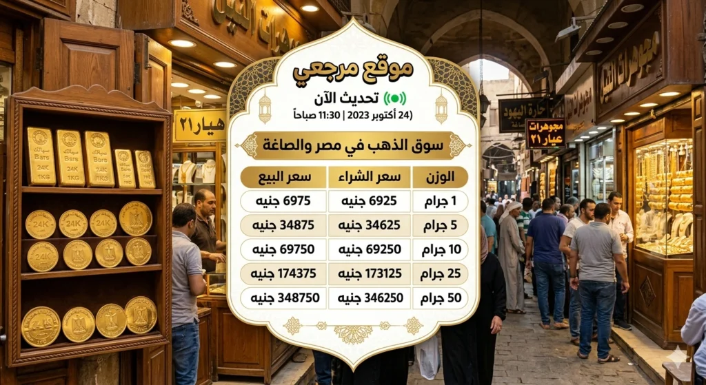 أسعار الذهب اليوم في مصر