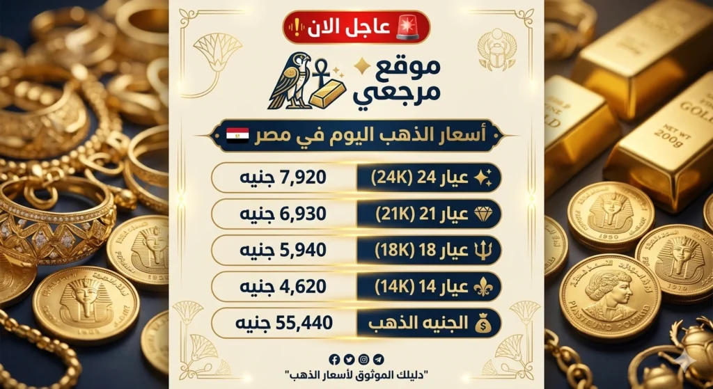 أسعار الذهب في مصر اليوم الجمعة 1 مايو 2026 تتراجع رغم ترقب عالمي وتحركات الدولار