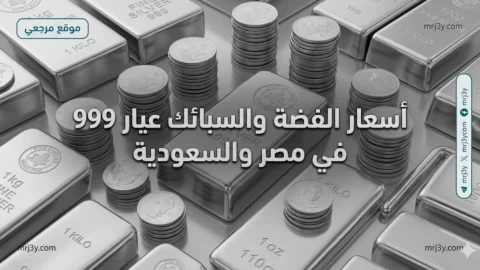 أسعار الفضة والسبائك عيار 999 في مصر والسعودية