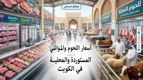 أسعار اللحوم والمواشي المستوردة والمحلية في الكويت