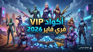 أكواد VIP فري فاير 2026
