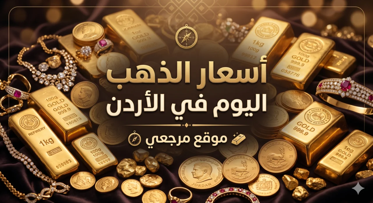 اسعار الذهب اليوم في الاردن
