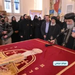 البابا تواضروس يستقبل الأنبا مكاريوس بالقاهرة ويتابع حالته الصحية