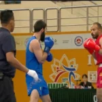 الحسيني وهدان يتوج بذهبية كأس العالم للساندا في الصين