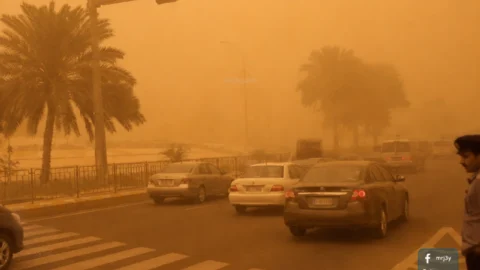 الرياح المثيرة للغبار