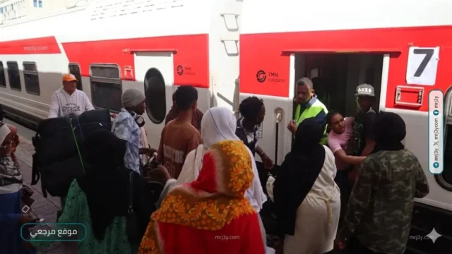 السكة الحديد تشغل قطارا لنقل أسر سودانية الى أسوان
