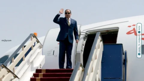السيسي يصل نيروبي للمشاركة في قمة إفريقيا وفرنسا