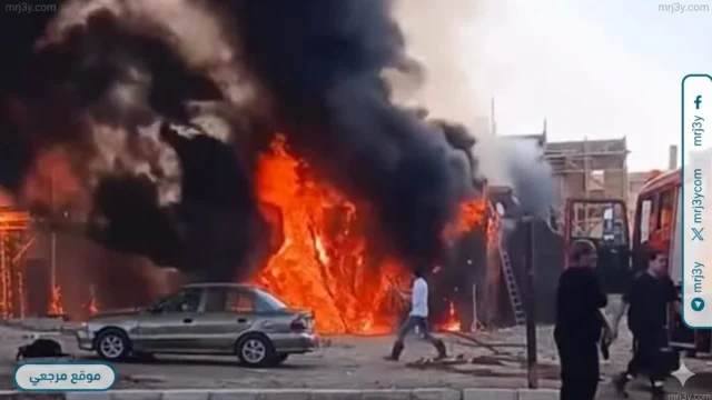 السيطرة على حريق لوكيشن مسلسل بيت بابا 2 دون إصابات