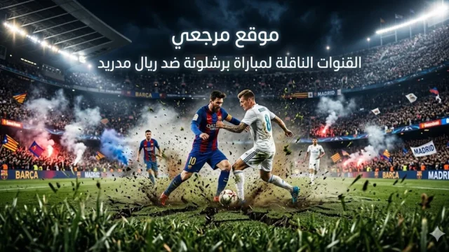 القنوات الناقلة لمباراة برشلونة ضد ريال مدريد