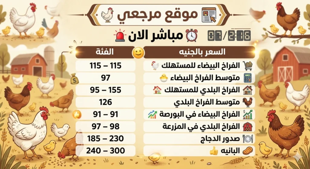 بكام الكيلو؟.. سعر الفراخ اليوم الثلاثاء يكشف تباينًا ملحوظًا بين المزارع والأسواق للمستهلك