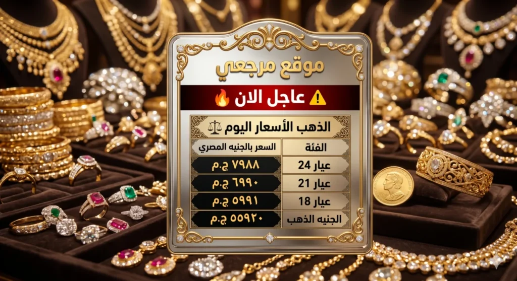 تحديث لحظي.. استقرار أسعار الذهب في مصر بختام تعاملات بعد موجة تذبذب محدودة