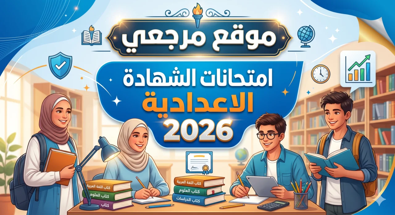 جدول امتحانات الشهادة الاعدادية 2026