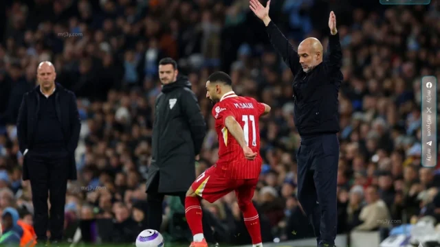 جوارديولا يشيد بمحمد صلاح قبل رحيله عن ليفربول