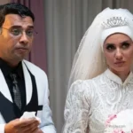 جيهان الشماشرجي تثير الجدل بفستان أبيض مع حاتم صلاح
