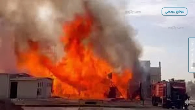 حريق مفاجئ يضرب لوكيشن بيت بابا 2 دون اصابات بين فريق العمل