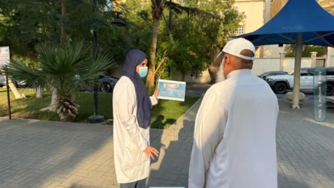 صحة 360 يطلق مبادرات توعوية داخل مجمع الملك عبدالله
