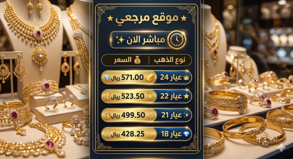صعود مفاجئ.. أسعار الذهب في السعودية تواصل الصعود مساء الخميس وعيار 21 يقترب من 500 ريال