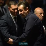 كريم عبد العزيز وأنغام يشاركان في عزاء هاني شاكر بالشيخ زايد