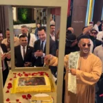 محمد رمضان يحتفل بعيد ميلاده بالجلباب الصعيدي أثناء توجهه إلى العراق