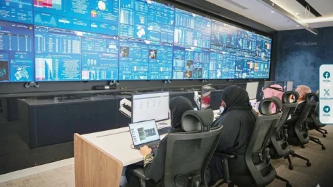 مركز الرصد والتحكم يرفع كفاءة التشغيل خلال موسم الحج عبر متابعة لحظية