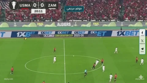 تعادل سلبي بين الزمالك واتحاد العاصمة في ذهاب الكونفدرالية