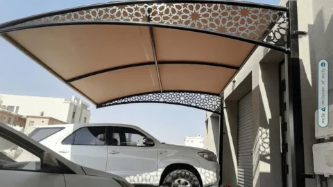 مظلات المواقف