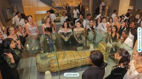 مكتبة الاسكندرية تستقبل وفد ملكات جمال العالم للسياحة والبيئة في زيارة دولية