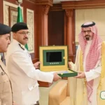 نائب أمير جازان يستقبل قائد حرس الحدود ويطلع على التقرير السنوي