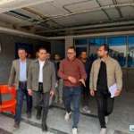 نائب محافظ الفيوم يتابع رصف طريق المصرف القاطع في يوسف الصديق
