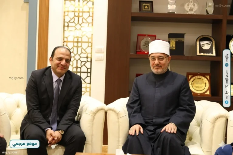 نائب هيئة الرقابة النووية يزور مفتي الجمهورية بالقاهرة لتقدير التعاون