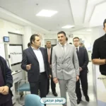 وزير الصناعة يتفقد مستشفى الناس ويشيد بجودة الخدمات المجانية